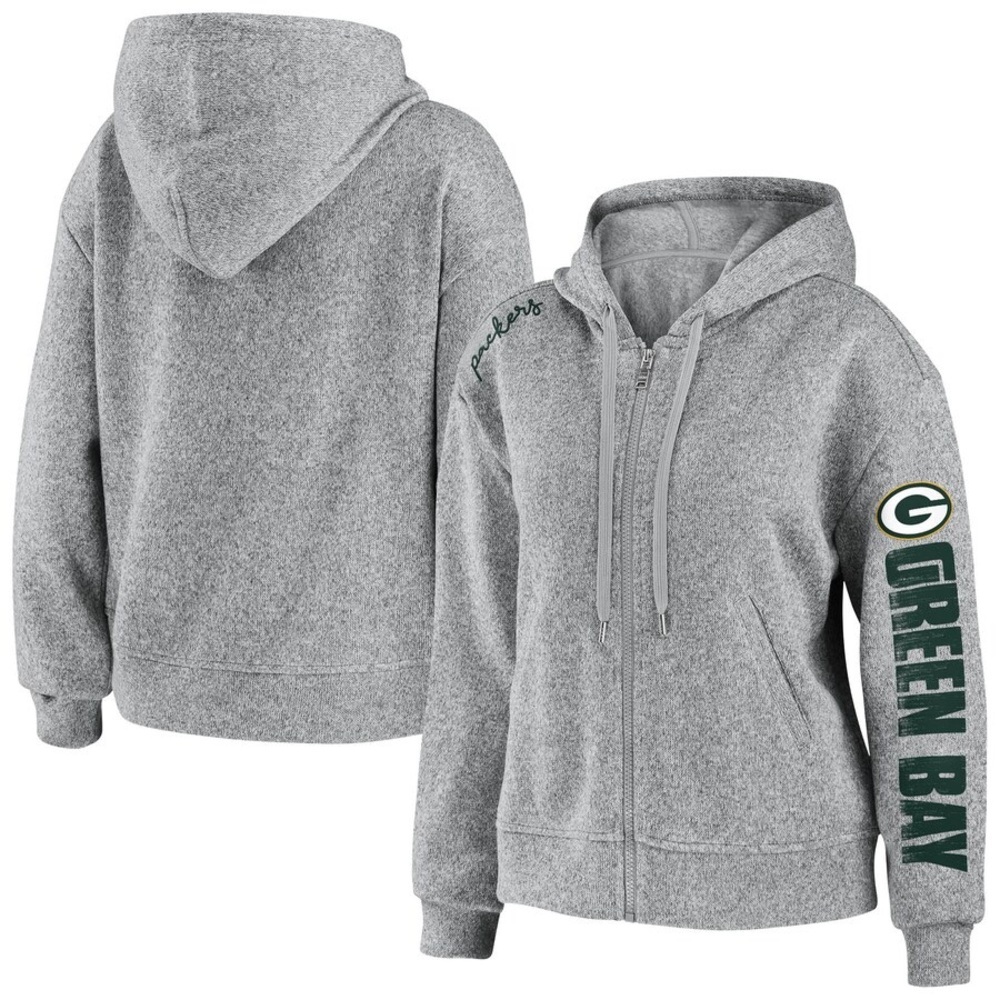 NWOT Green Bay Packers WEAR by Erin Andrews Women's Full-Zip Hoodie SMALL